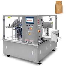 Automatic Premade Pouch Powder Filling Tea Sugar Flour Food Paper Bag Packaging Machine